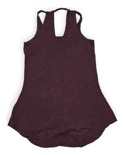 Playera Gymshark De Mujer Talla Chica Color Vino Sin Mangas (Usado)