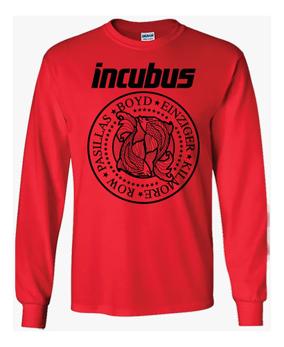 Incubus Playera Manga Larga D10