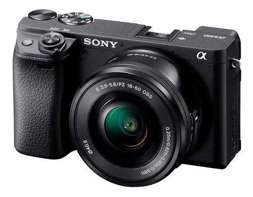 Camara Sony Alpha A6400// Lente Sony Selp1650