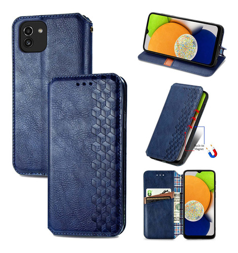 Funda Con Tapa Tipo Cartera Sd61 Para Samsung Galaxy A03