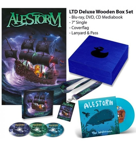 Alestorm Live In Tillburg Boxset Cd Dvd Blu Ray