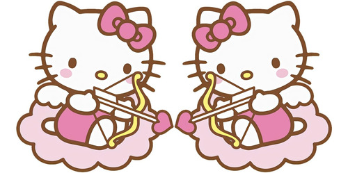 Okimari- Kitty Angel Cute Cartoon Sticker Vinyl Waterproof S