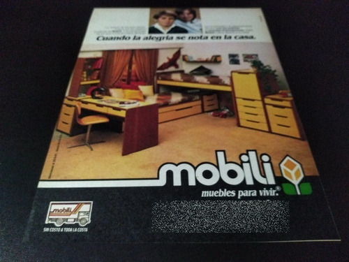 (pe089) Publicidad Clipping Muebles Mobili * 1981