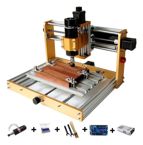 Mini Cnc Router 3018 All Metal Con Spindle De 500w Inc Igv