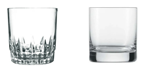 Set Vasos Whisky Talkado  Vidrio Diseño Nadir Rigolleau X 12