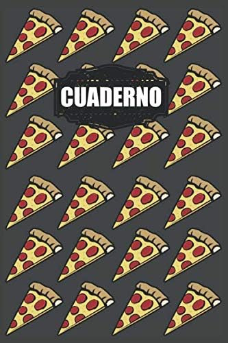 Libro Cuaderno: 110 Paginas Diseño Pizza Dot Grid (spanish E