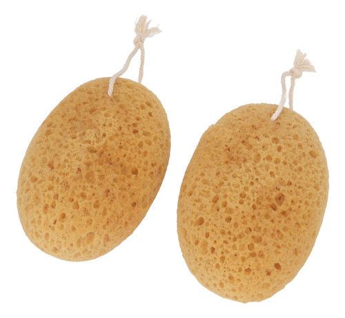 2pcs Body Scrubber Bath Exfoliating Sponge Smooth Smooth