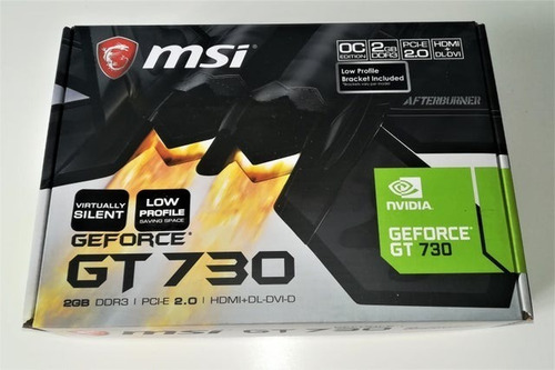 Imagen 2 de 4 de Tarjeta De Video Msi Vga Gt730 2gb Ddr3 / Somos Oficina