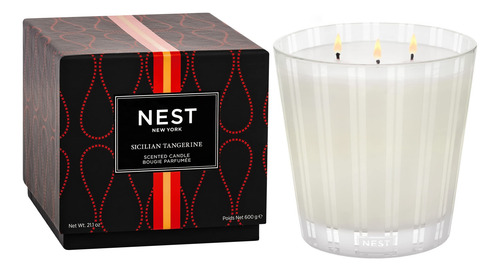 Candle Nest Fragrances, Mandarina Siciliana, 625 Ml, 3 Mecha