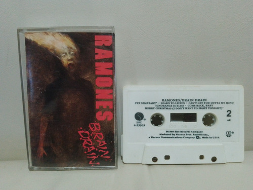 Ramones Brain Drain Cassette 
