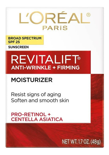 Loreal Revitalift Hidratante Antiarrugas+firmeza Spf25 Crema Momento De Aplicación Día Tipo De Piel Todo Tipo De Piel