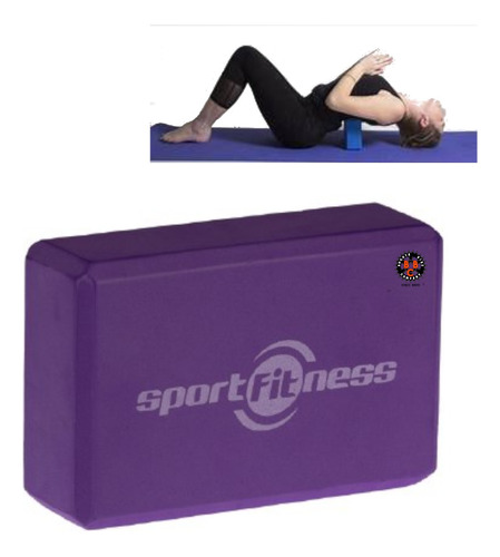 Cubo Bloque Para Yoga Sportfitness Pilates Ladrillo Espuma 