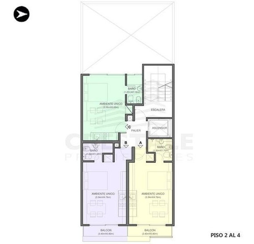 Departamento Monoambiente En Venta - Abasto