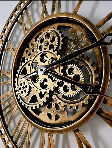 Reloj De Pared Grande Con Movimiento Engranajes Env o gratis