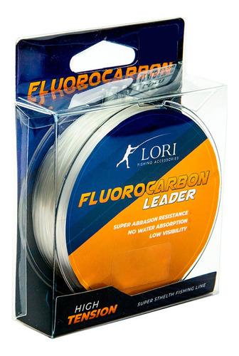 Linha Fluorocarbon 50 Metros 42,4lbs - Lori 0,60mm