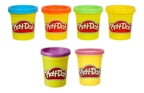 Set De 6 Masas Play Doh 