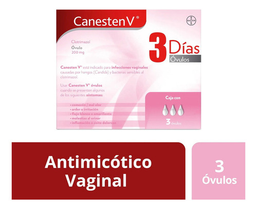 Canesten V Óvulo 200 Mg, 3 Óvulos