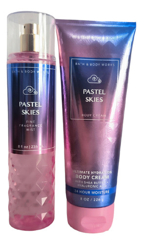 Crema Y Splash Bath & Body Works Pastel Skies Original 