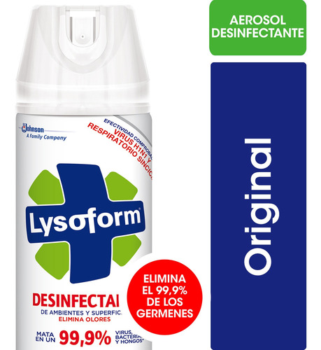 Imagen 2 de 3 de Aerosol Lysoform Original X 285ml