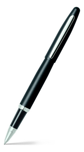 Caneta Roller Ball Sheaffer Vfm Negro Fosco Clip Cromado