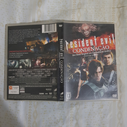 Dvd Resident Evil Condenação (Usado)