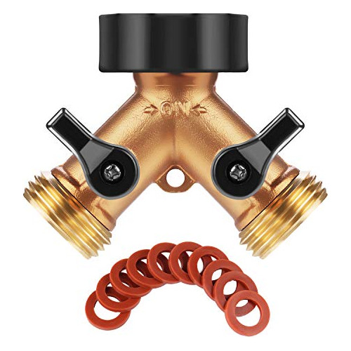Divisor De Manguera De Agua Resistente De 2 Vías, De L...