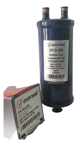 Acumulador De Succion 5/8 Mod. Splq-205 Marca Everwell