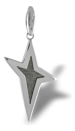 Dije De Estrella De Meteorito Muonionalusta En Plata De Ley