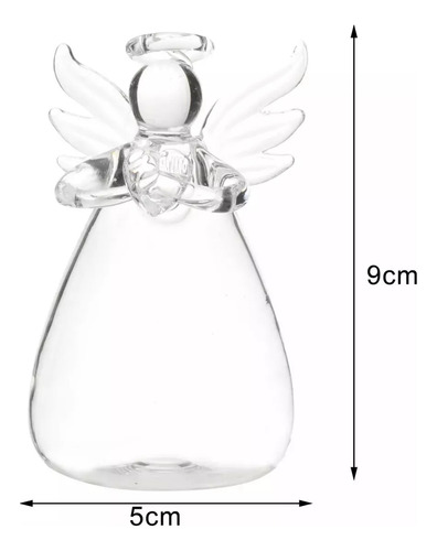 Garrafa De Recipiente De Vidro Angel De 6 Unidades Para Uso