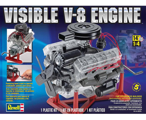 Kit Motor Revell V-8 A Escala 1:4