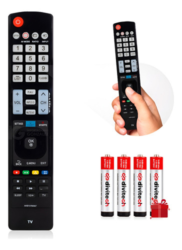 Control Compatible Con LG Pantallas Smart Tv 3d Akb73756542