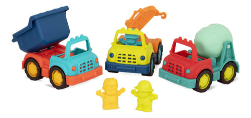 B. Toys - Happy Cruisers - Juego De Camiones De Construccion