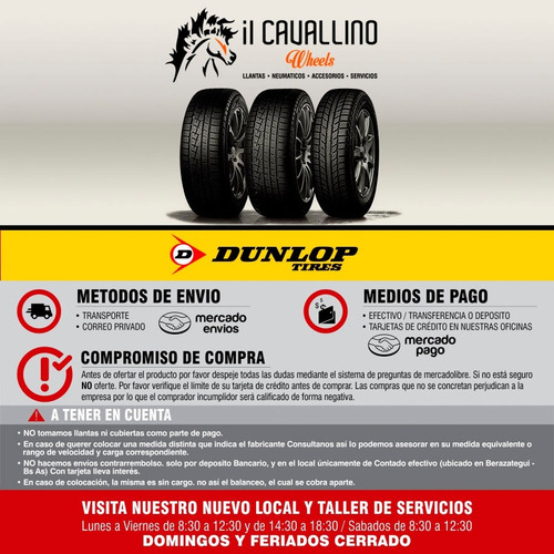 Neumatico Dunlop 175 70 R13 Sp Touring T1 Cavallino
