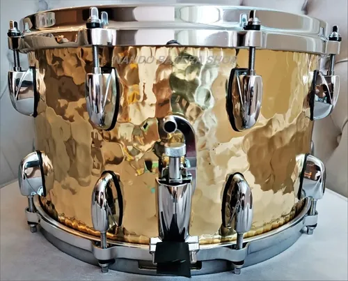 Caixa Gretsch Full Range Brass Hammered 14x8 Pearl Dw R 5.990