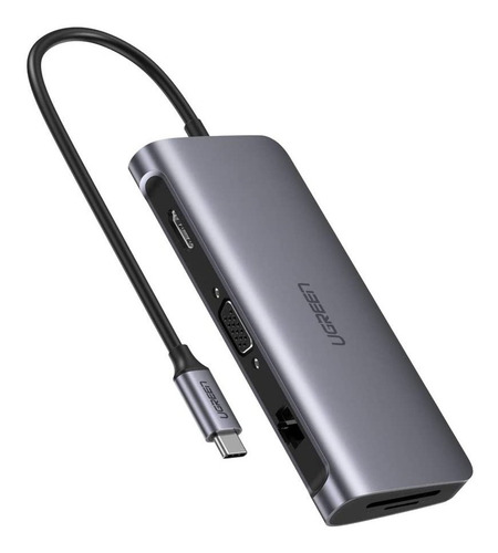 Adaptador Hub Ugreen 9en1 Usb C Hdmi Red @ Macbook Pro Air