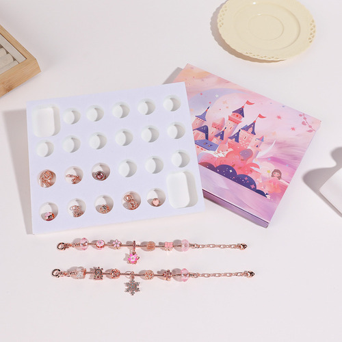 Aplicable A Pulsera Con Cuentas Para Navidad, Calendario De