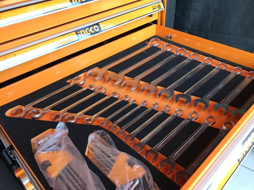 Imagen 8 de 10 de Gabinete Movil Ingco Con 162 Herramientas Rodante 7 Cajones