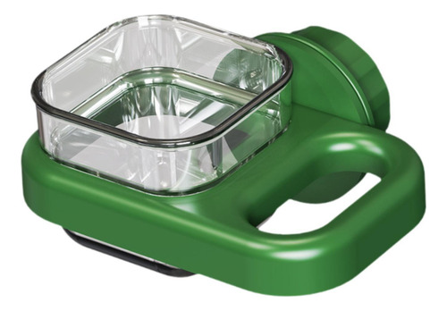 Tazón De Alimentación De Alimentos Para Periquitos Verde