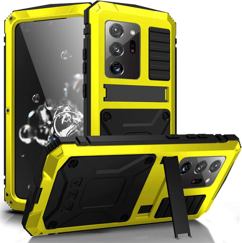 Funda Simicoo Para Galaxy Note 20 Ultra + Protector Yellow