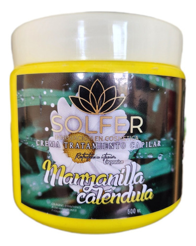 Crema De Tratamiento Capilar Manzanilla Solfer