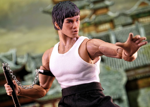 Figura 1/12 Bruce Lee Nwtoys Kung Fu Tipo Mezco (Usado)