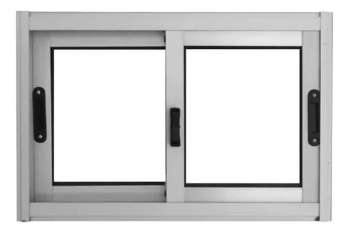 Ventana Aluminio Serie 20 Natural 060x040 + Espuma 495ml