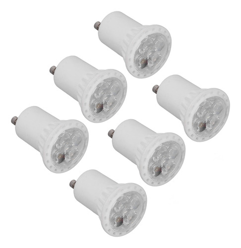 6 Bombillas Led Mr11 De Cerámica, 4 W, 360 Lm, Sin Uv 120