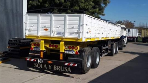 Acoplado Sola Y Brusa , Volcador Bilateral , 4 Ejes. 0km