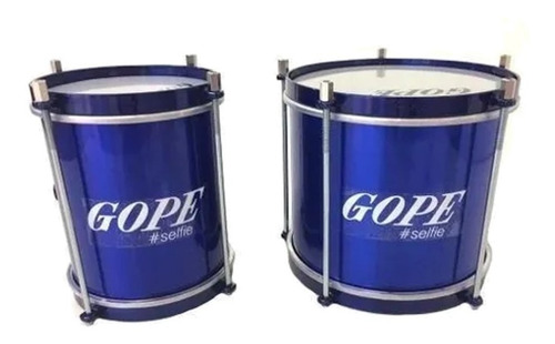 Kit Bacurinha Compacta Gope 6 E 8 Polegadas Selfie Azul
