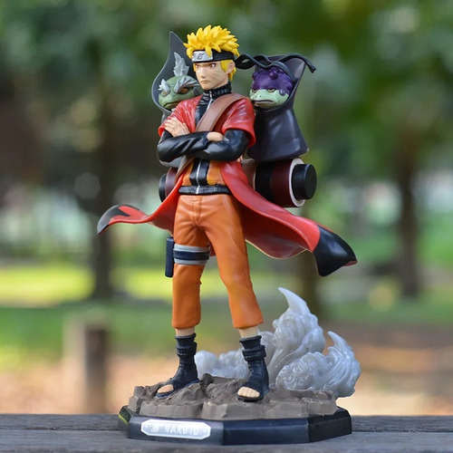 Figura Naruto Uzumaki Modo Sabio Con Sapos Shima Y Fukasaku