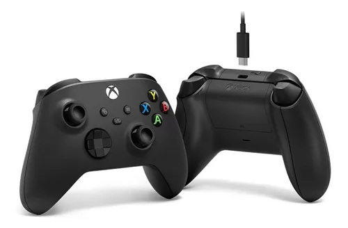 Joystick inalámbrico Microsoft Xbox Xbox Series X|S Controller + USB-C  cable carbon black