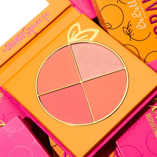 My Orange Queeze Blush Palette Be Bella Cosmetics Tono Del Maquillaje Orange Squeeze