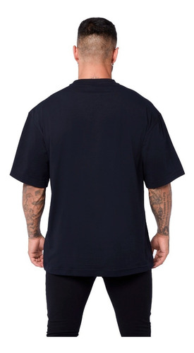 Imagen 3 de 5 de Remeron Remera Oversize Manga Corta Hombre Gimnasio