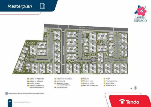 Imagem 9 de 15 de Lançamento: Residencial Jardim Hibisco - Excelente Apartamento De 1 Ou Dois Quartos Em Paciência. - Siap20118
